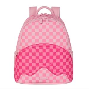 Sprayground Pink Sharks In Paris Savage Backpack